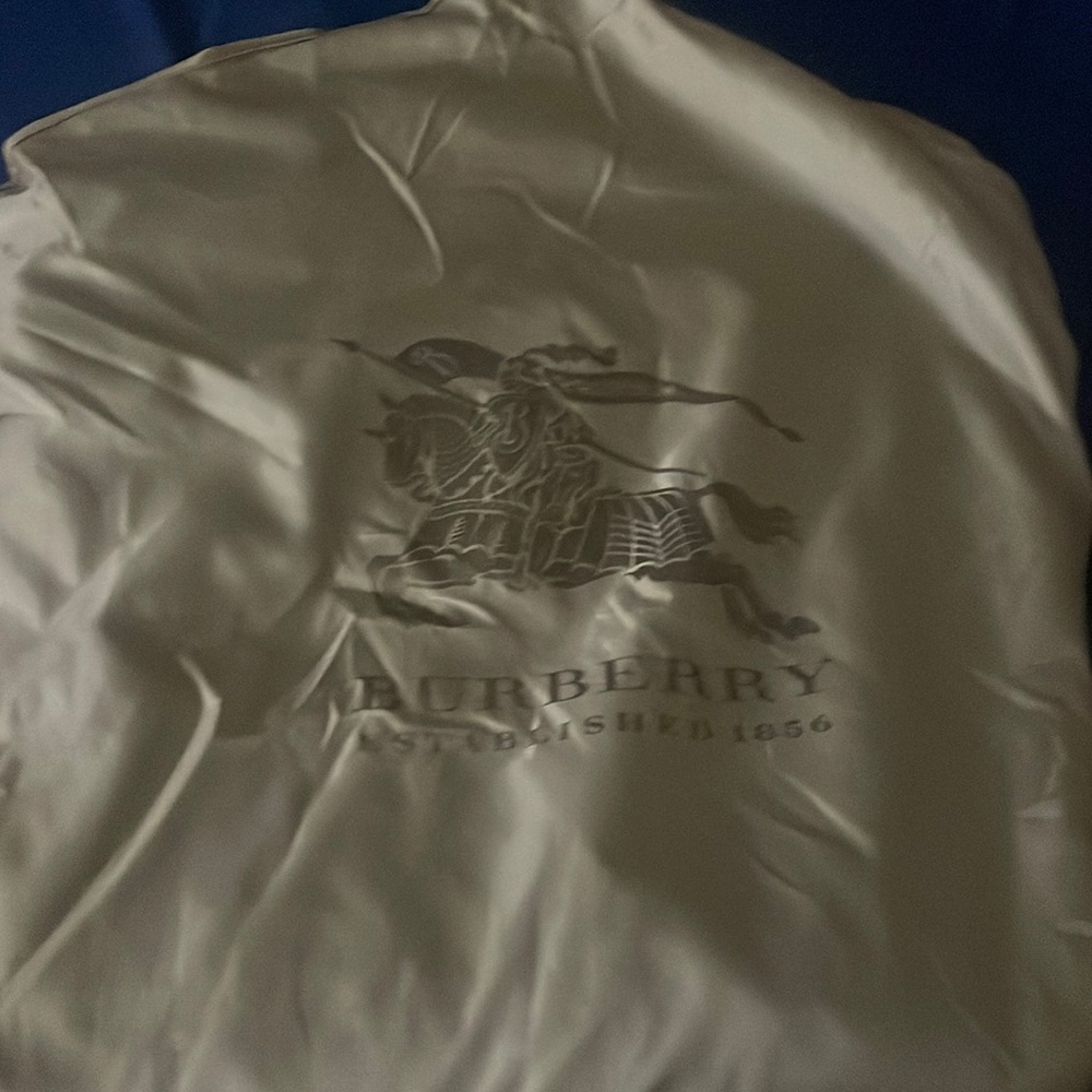 Burberry hooded trench coat